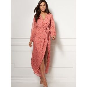 ODETTE MAXI DRESS - EVA MENDES COLLECTION SALMON